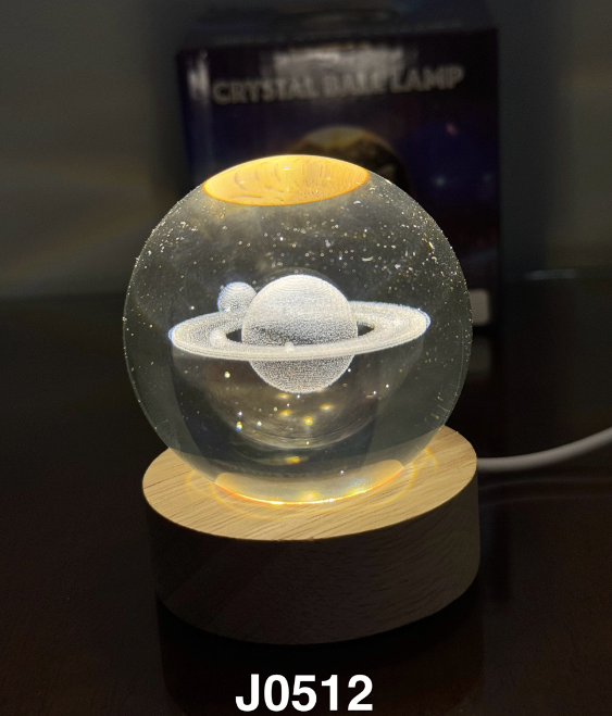 ESFERA DE CRISTAL CON ILUMINACIÓN