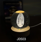 ESFERA DE CRISTAL CON ILUMINACIÓN