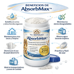 AbsorbMaX Absorbente para Orina y Líquidos de Mascotas 400g